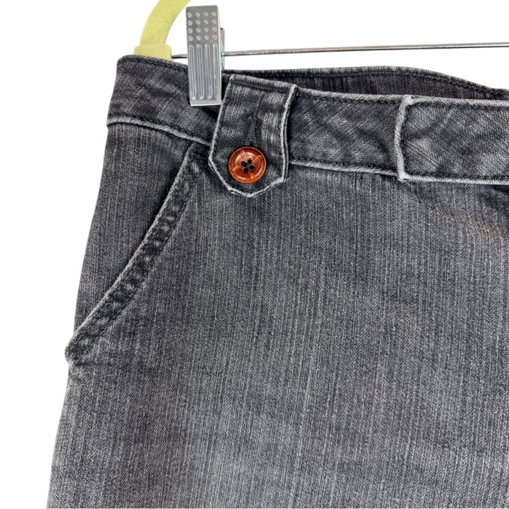 Banana Republic Gray Trouser Jeans 10S Wide Leg - Picture 5 of 6